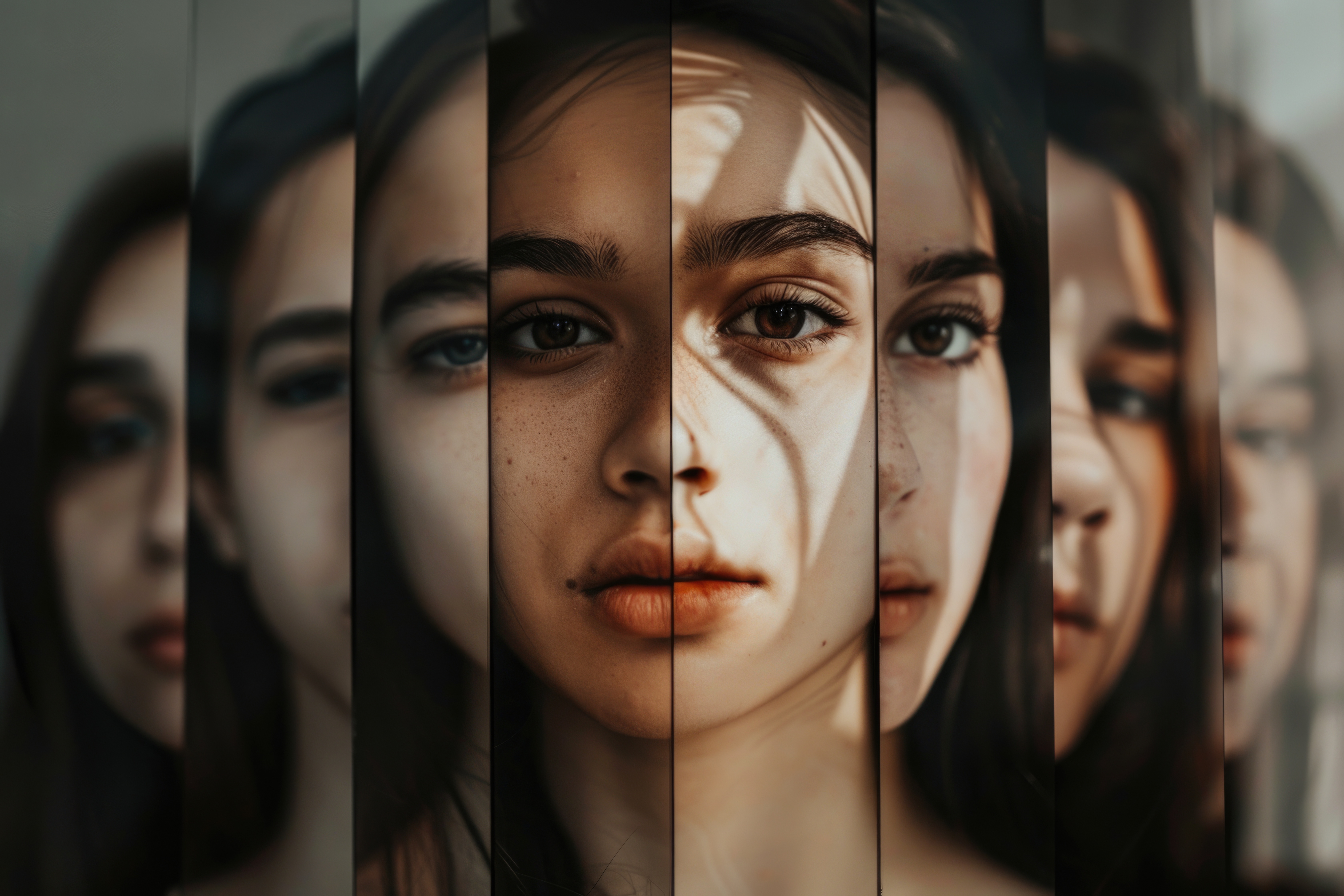 Image of different people's faces coming together, symbolizing diversity and inclusion.